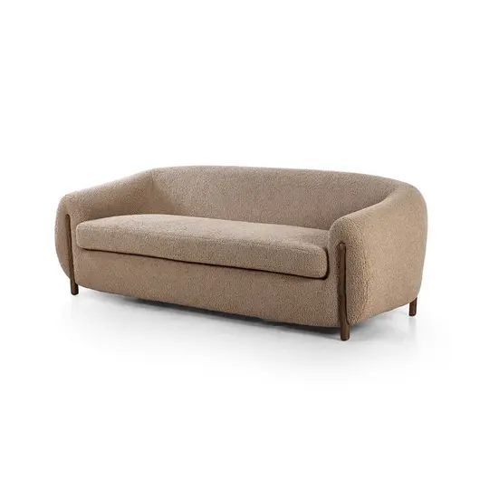 Lyla Sofa In 86" In Sheepskin Camel by FOUR HANDS
