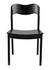 Weller Sungkai/Mindi Chair in Charcoal Black by Noir Furniture