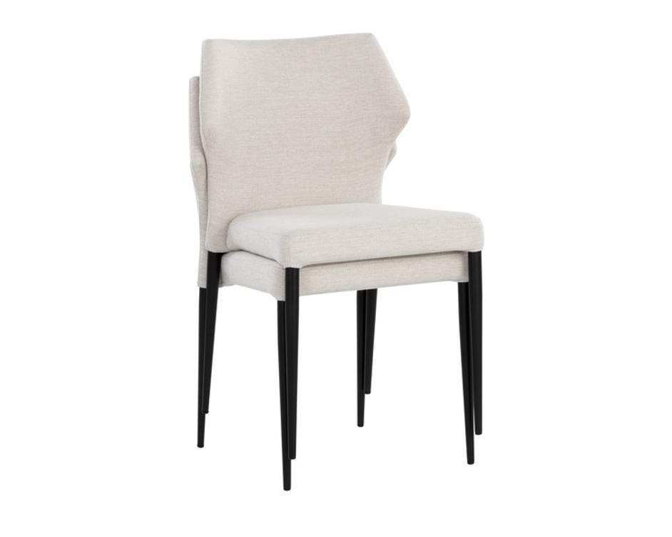 JAMES STACKABLE DINING CHAIR - CITY BEIGE by Sunpan