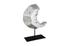 Cast Eroded Wood Circle on Stand, Silver Leaf, Assorted by Phillips Collection