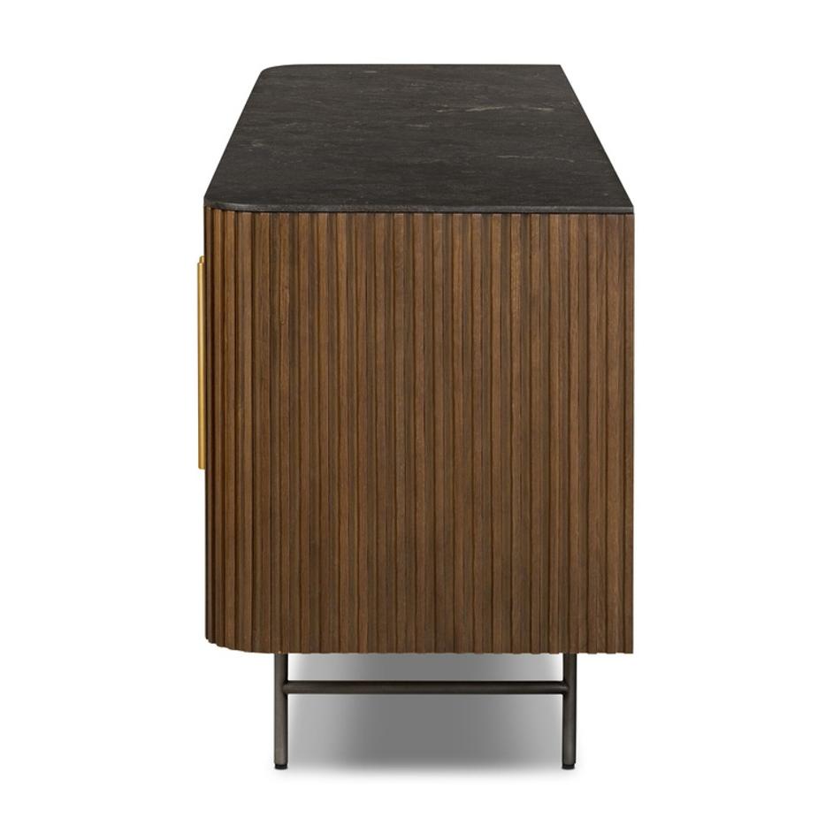 Fletcher Media Console - Terra Brown Oak by Four Hands