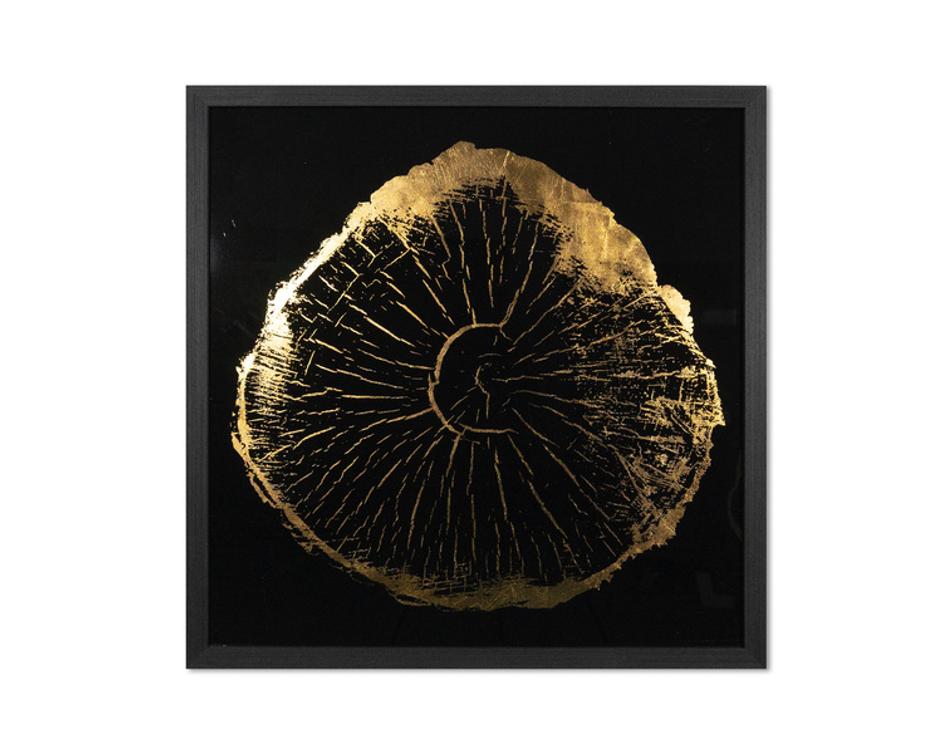 TIME LINES (SET OF 4) - 30" X 30" - CHARCOAL FRAME by Sunpan