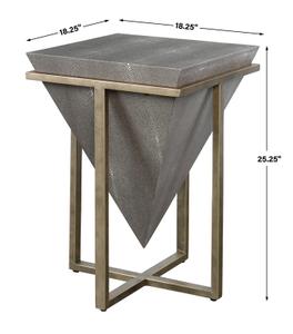 Bertrand Shagreen Accent Table by Uttermost