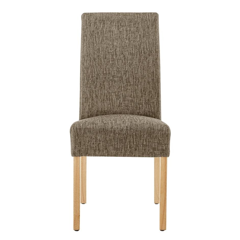 Valencia Fabric Dining Side Chair, Pasadena Taupe by New Pacific Direct