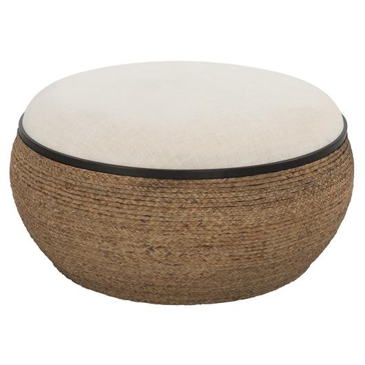 Island Straw Storage Ottoman / Coffee Table by Uttermost