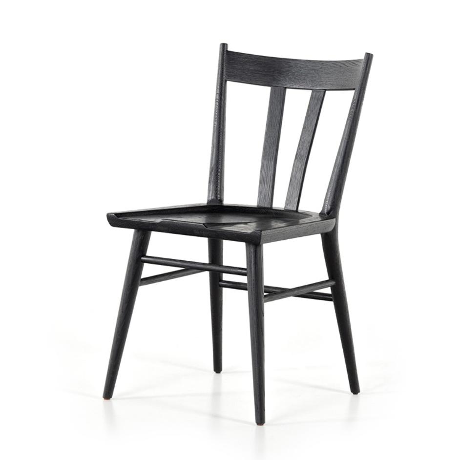 Gregory Dining Chair In Black Oak by FOUR HANDS
