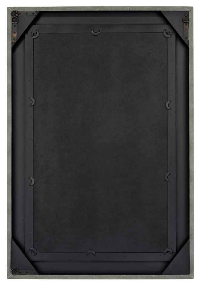 Structure Shagreen Rectangle Mirror, Grey by Jamie Young
