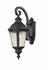 Medow 1 Light Outdoor Light in Black Finish by Z-Lite