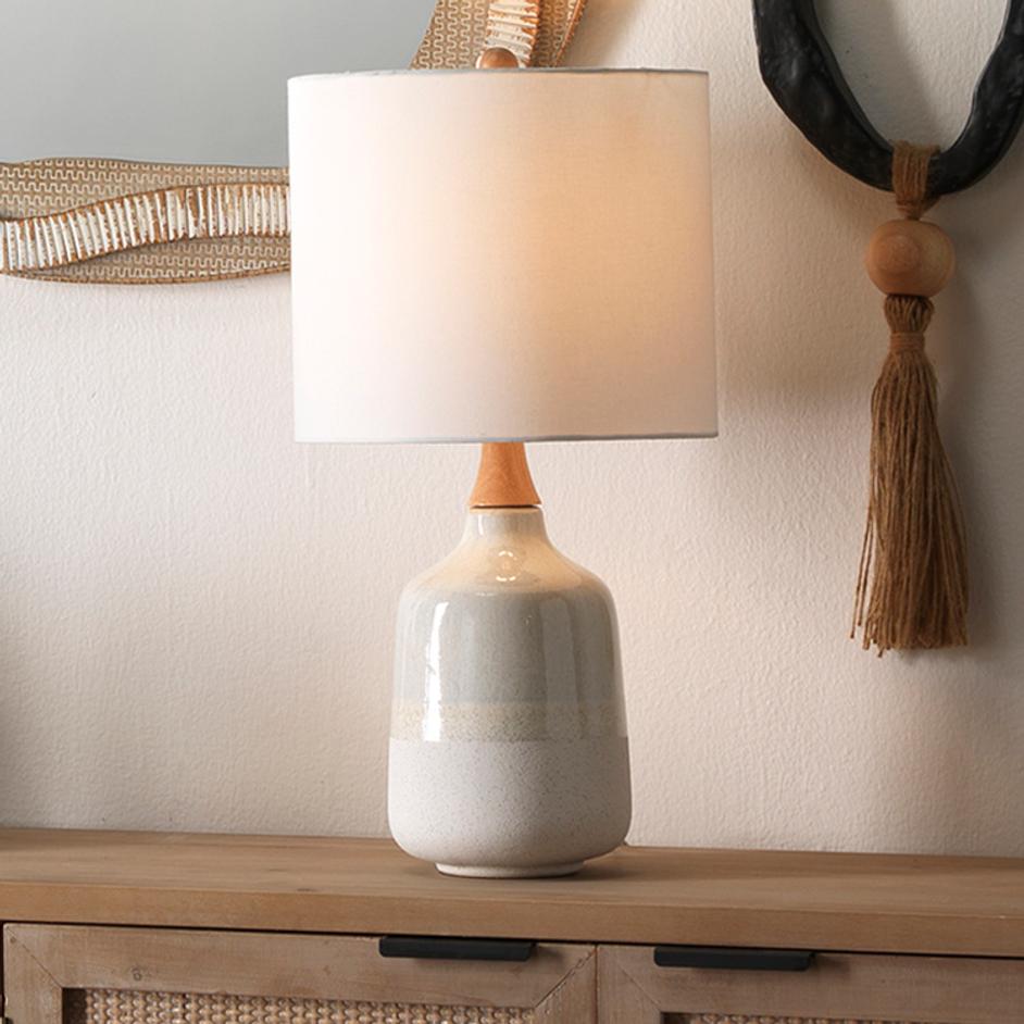 Alice Ceramic Table Lamp, Cream by Jamie Young