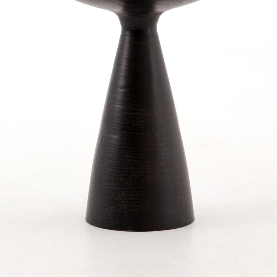 Marlow Mod Pedestal Table-Brushed Bronze by FOUR HANDS