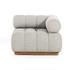 Roma Outdoor Sectional In Corner Pc In Ash by FOUR HANDS