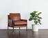 MAUTI ARMCHAIR - BROWN - SHALIMAR TOBACCO LEATHER by Sunpan