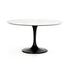 Powell Dining Table In 55" In White Marble by FOUR HANDS
