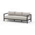 Sonoma Outdoor Sofa 88" in Bronze/Stone Gry by FOUR HANDS