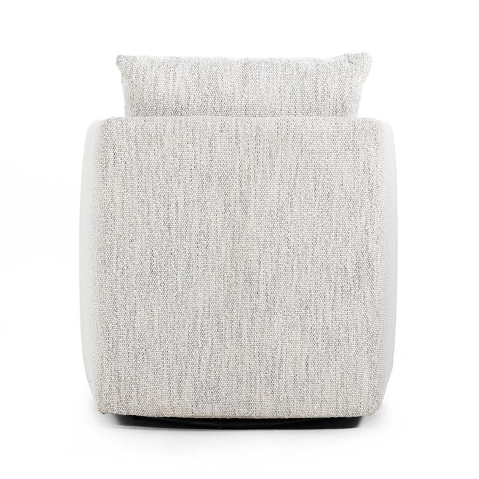 Whittaker Swivel Chair In Merino Cotton by FOUR HANDS