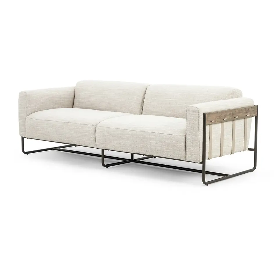 Ella Sofa-91"-Gable Taupe by FOUR HANDS