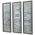 Ocean Swell Painted Metal Art, S/3, 3 Cartons by Uttermost