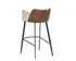 Griffin Barstool - November Grey / Bravo Cognac by Sunpan