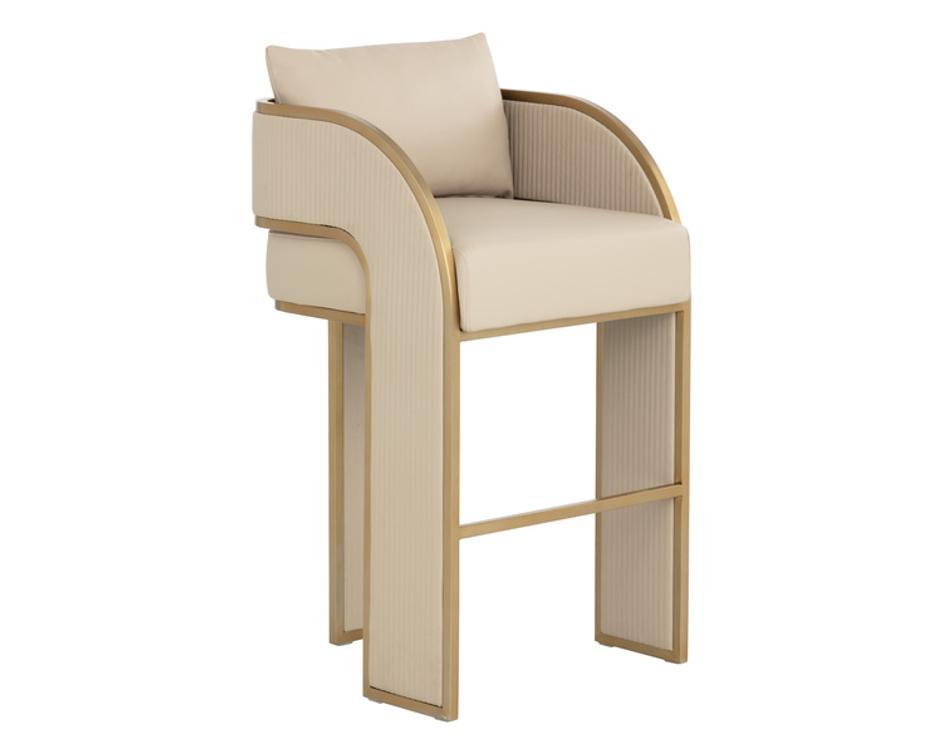 BAZ BARSTOOL - NAPA BEIGE by Sunpan