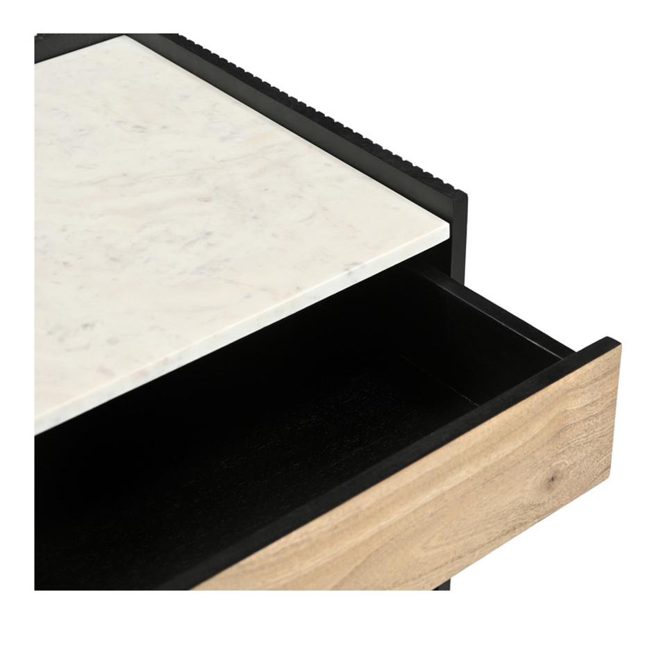 Carter Nightstand Black by Moes Home