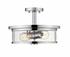 Savannah 2 Light Semi Flush Mount in Chrome Finish by Z-Lite