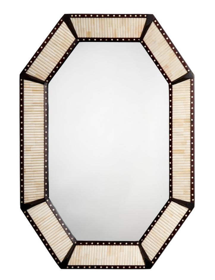Colony Camel Bone Mirror by Jamie Young