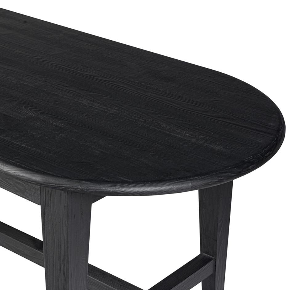 Alfie Dining Table - Black Pine by Four Hands