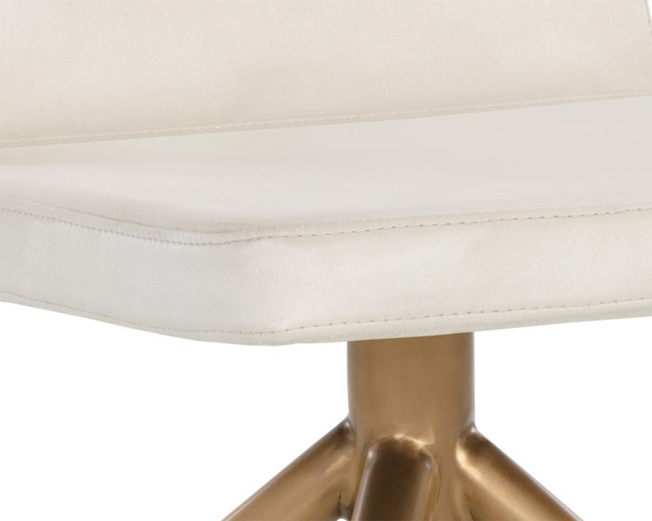 HILDA SWIVEL DINING CHAIR - VIENNA CREAM by Sunpan