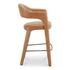Martens Bar Stool Brown Leather by Moes Home