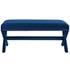 Espey Performance Velvet Bench In Navy by Modway Furniture