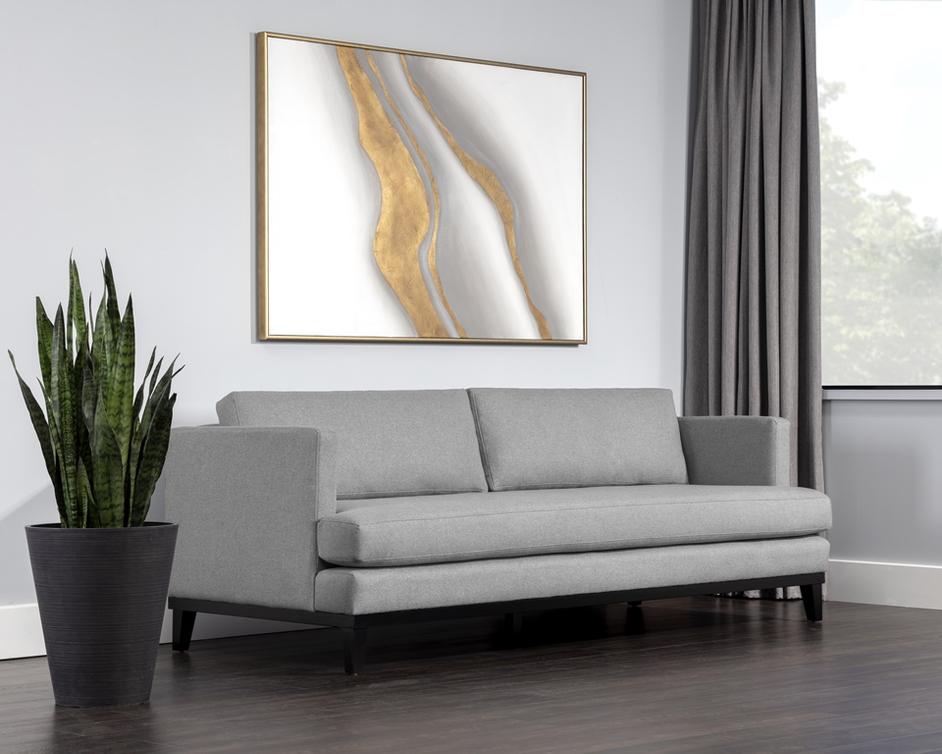 Kaius Sofa - Limelight Silver by Sunpan