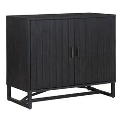 SIERRA 2 DOOR CABINET BLACK by Moes Home