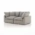 Stevie 2 Pc Sectional Sofa In Dstn Flannel by FOUR HANDS
