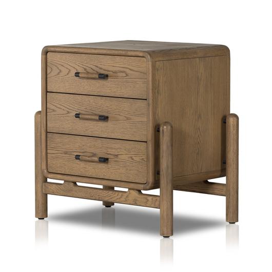 Caroline Nightstand In Smoked Oak by FOUR HANDS