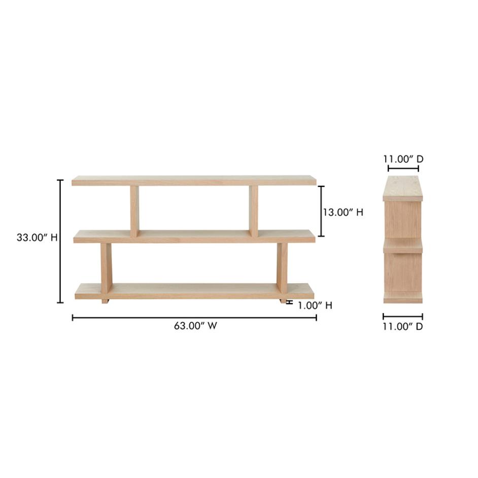 Miri Small Shelf Oak by Moes Home