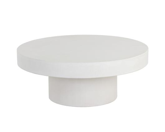 BRANDO COFFEE TABLE - WHITE by Sunpan