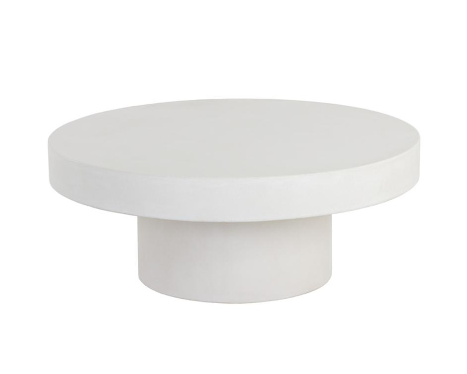 BRANDO COFFEE TABLE - WHITE by Sunpan
