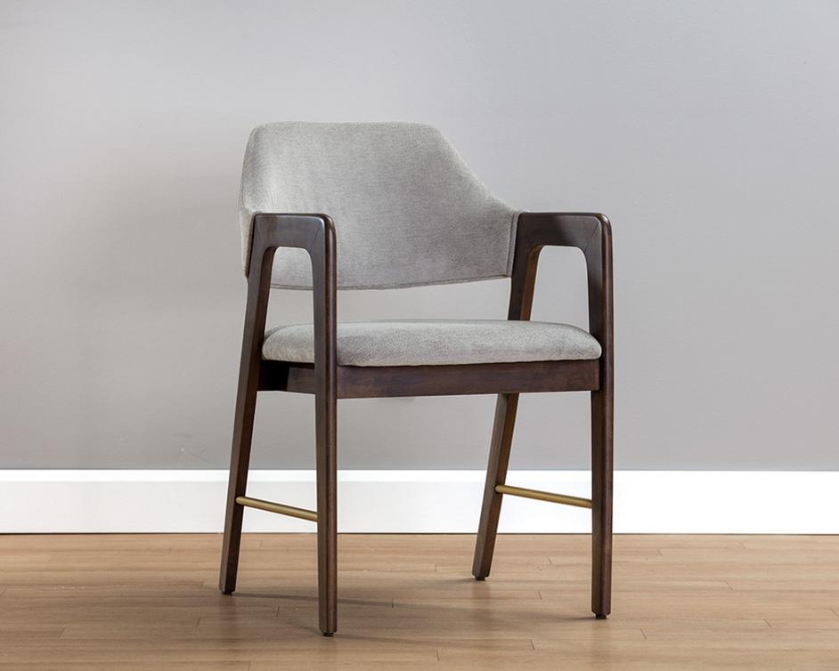 Milton Dining Chair - Polo Club Stone by Sunpan