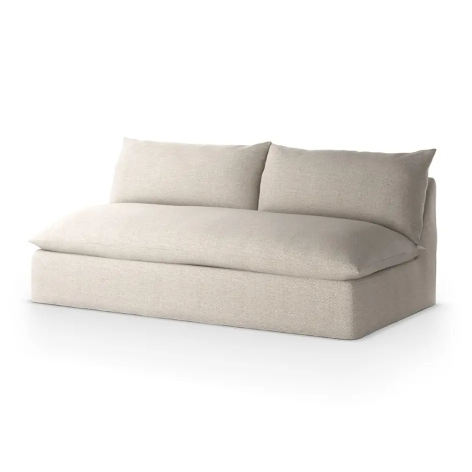 Grant Outdoor Sofa In Faye Sand by FOUR HANDS
