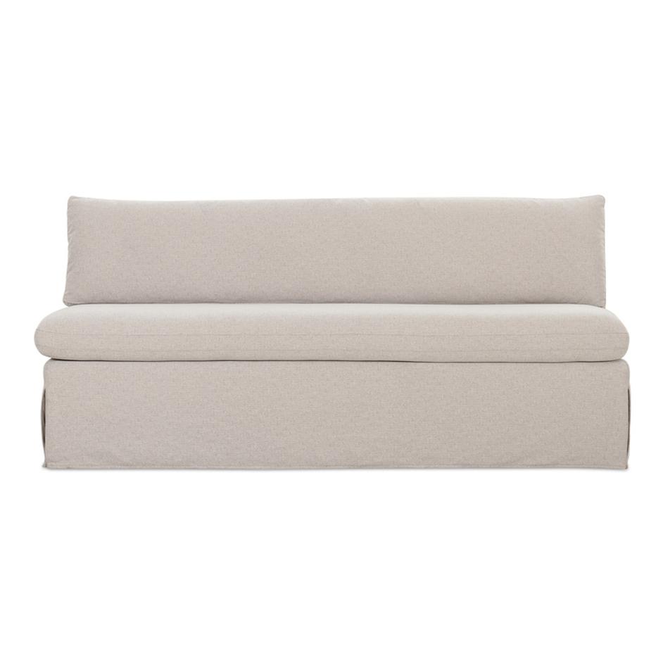 Fable Slipcover Dining Bench Beige by Moes Home