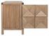 Quadrant Washed Walnut 2-Door Sideboard by Noir Furniture