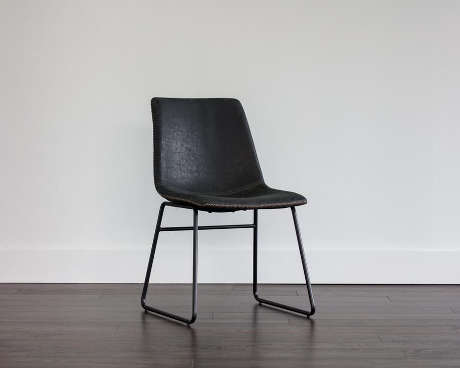 Cal Dining Chair - Antique Black by Sunpan