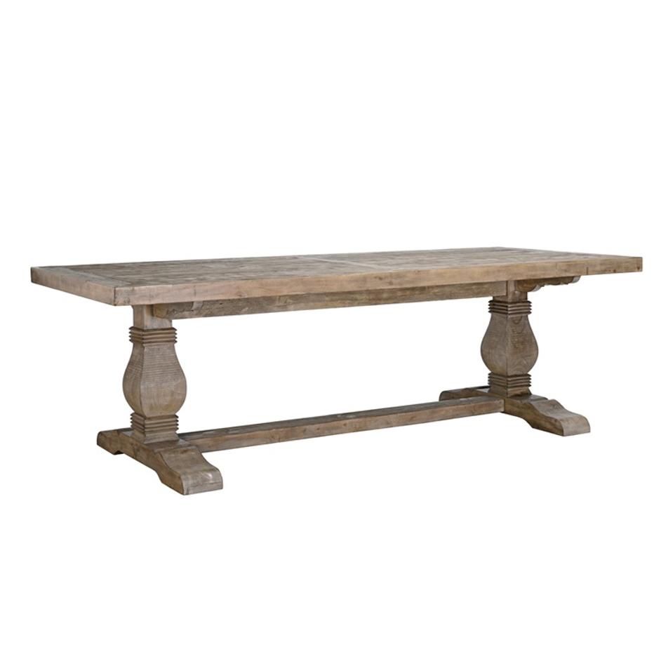 Caleb 94" Dining Table Desert Gray by Classic Home