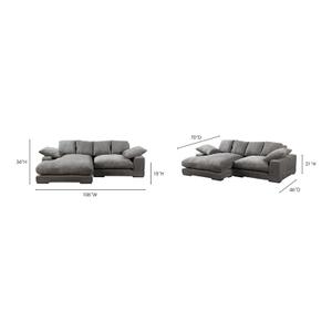 PLUNGE SECTIONAL CHARCOAL by Moes Home