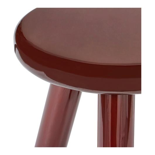 Joy Accent Table Deep Red Lacquer by Moes Home