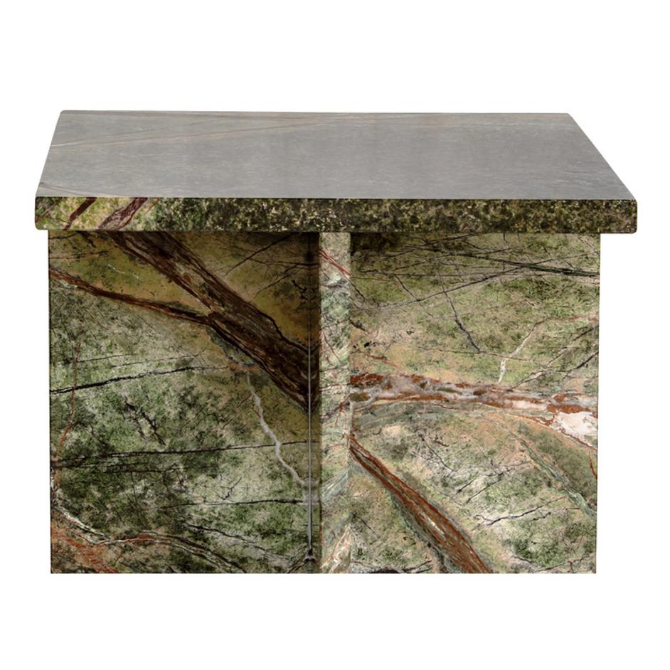 Blair Accent Table Rainforest Green Marble by Moes Home