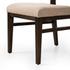Carlo Dining Chair In Alcala Fawn And Dark Oak And Dark Oak Veneer by Four Hands