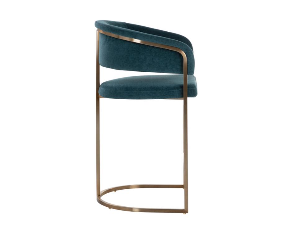 MARRIS COUNTER STOOL - GOLD - DANNY TEAL by Sunpan