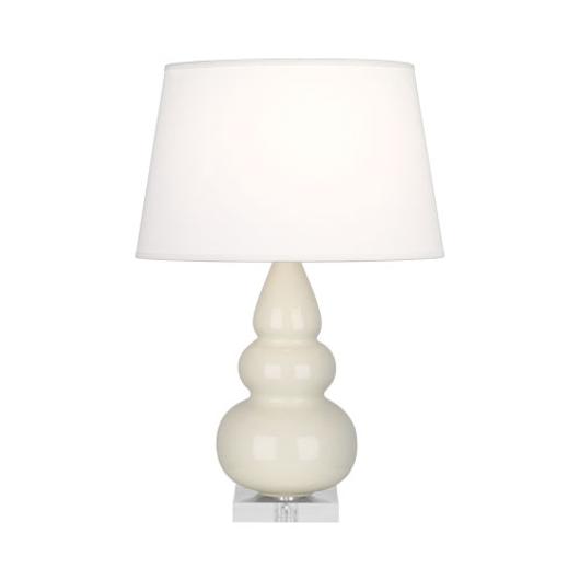 Bone Small Triple Gourd Accent Lamp by Robert Abbey