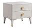 Divine White Nightstand by tov furniture